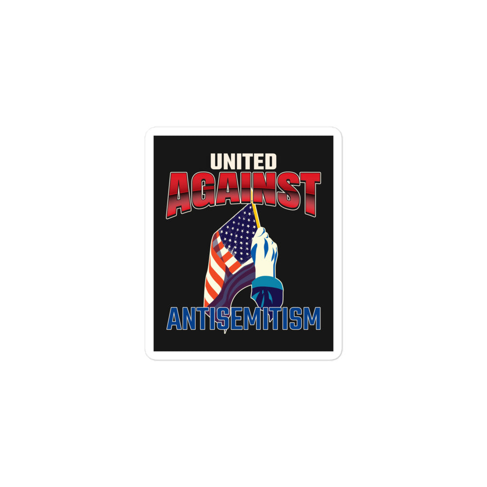 USA Edition | United Against Antisemitism | Kiss Cut Sticker Jouparty
