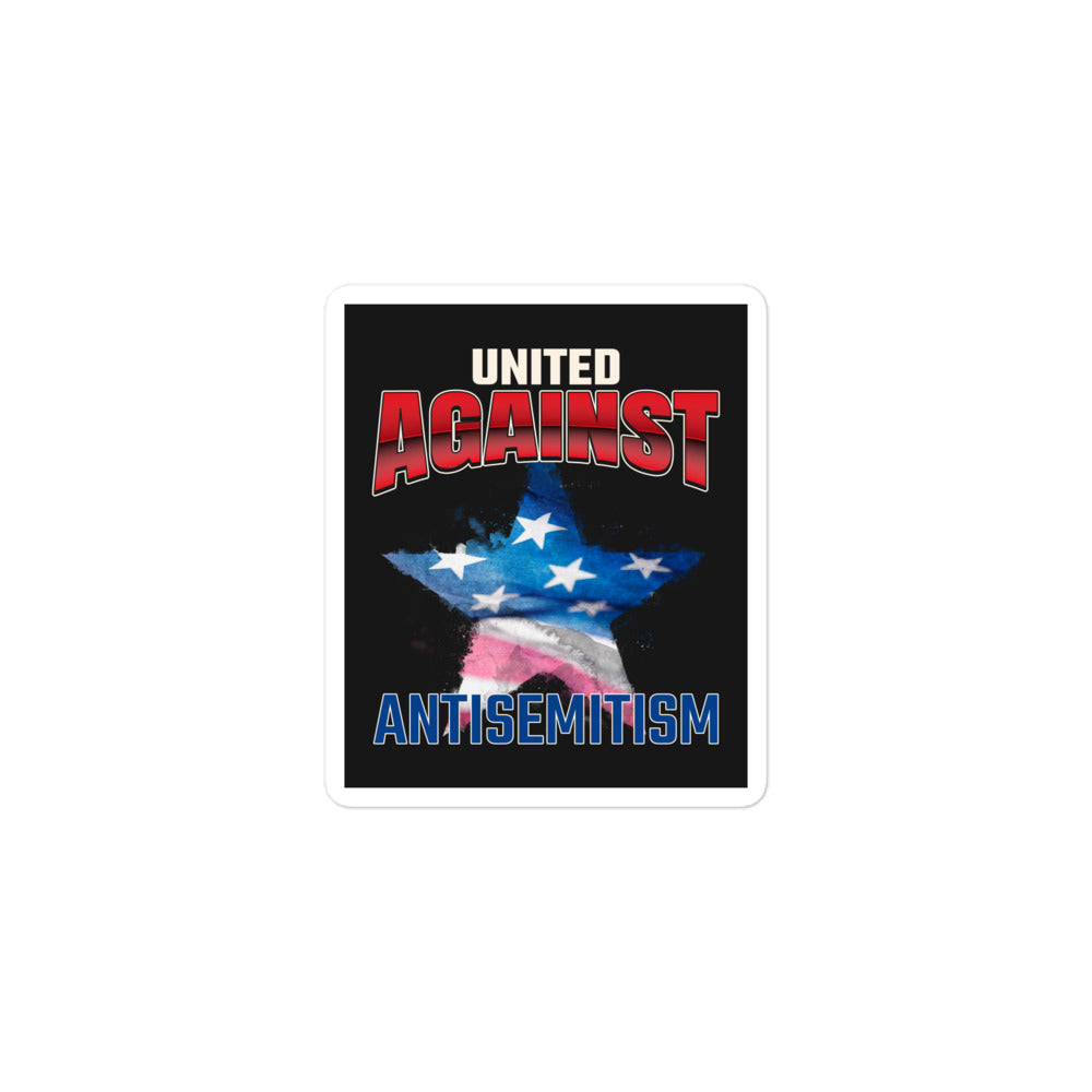 USA Edition | United Against Antisemitism | Kiss Cut Sticker Jouparty