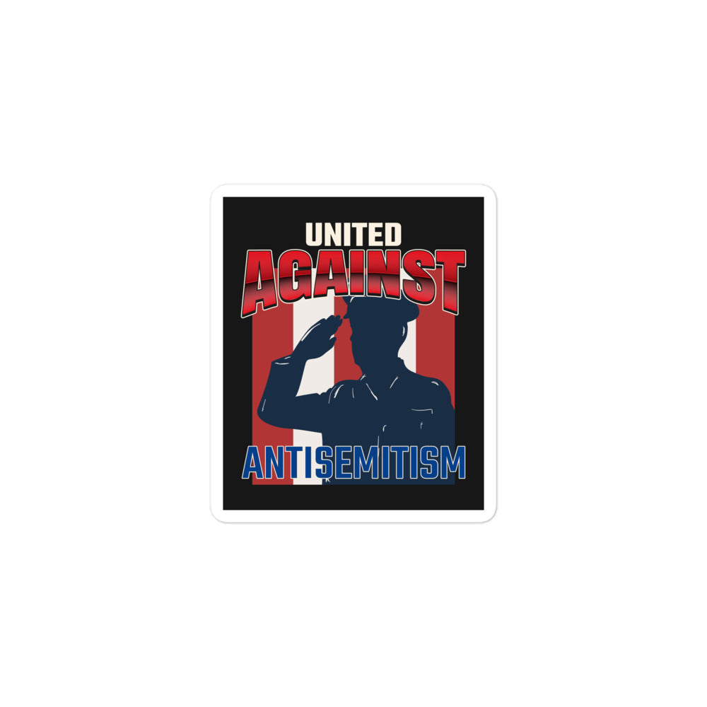 USA Edition | United Against Antisemitism | Kiss Cut Sticker Jouparty
