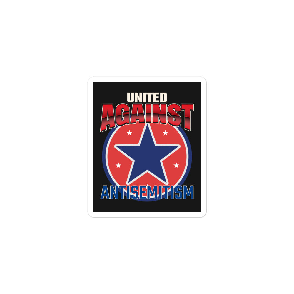 USA Edition | United Against Antisemitism | Kiss Cut Sticker Jouparty