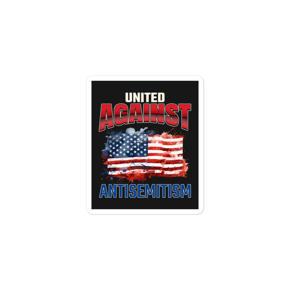 USA Edition | United Against Antisemitism | Kiss Cut Sticker Jouparty