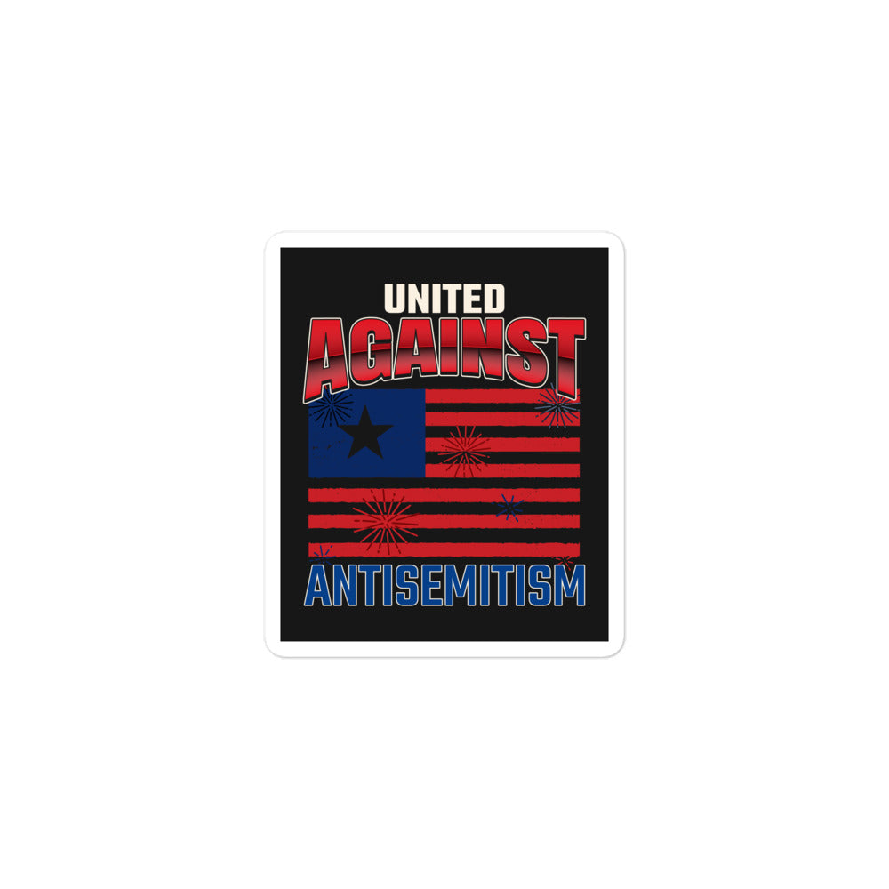 USA Edition | United Against Antisemitism | Kiss Cut Sticker Jouparty