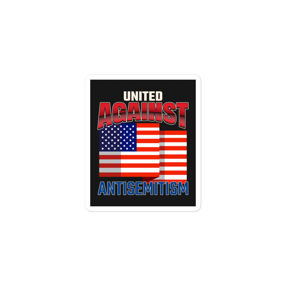 USA Edition | United Against Antisemitism | Kiss Cut Sticker Jouparty