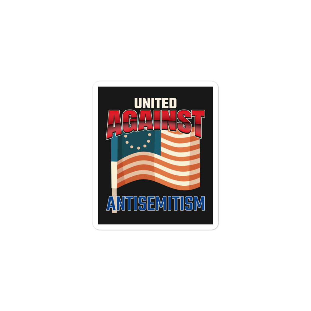 USA Edition | United Against Antisemitism | Kiss Cut Sticker Jouparty