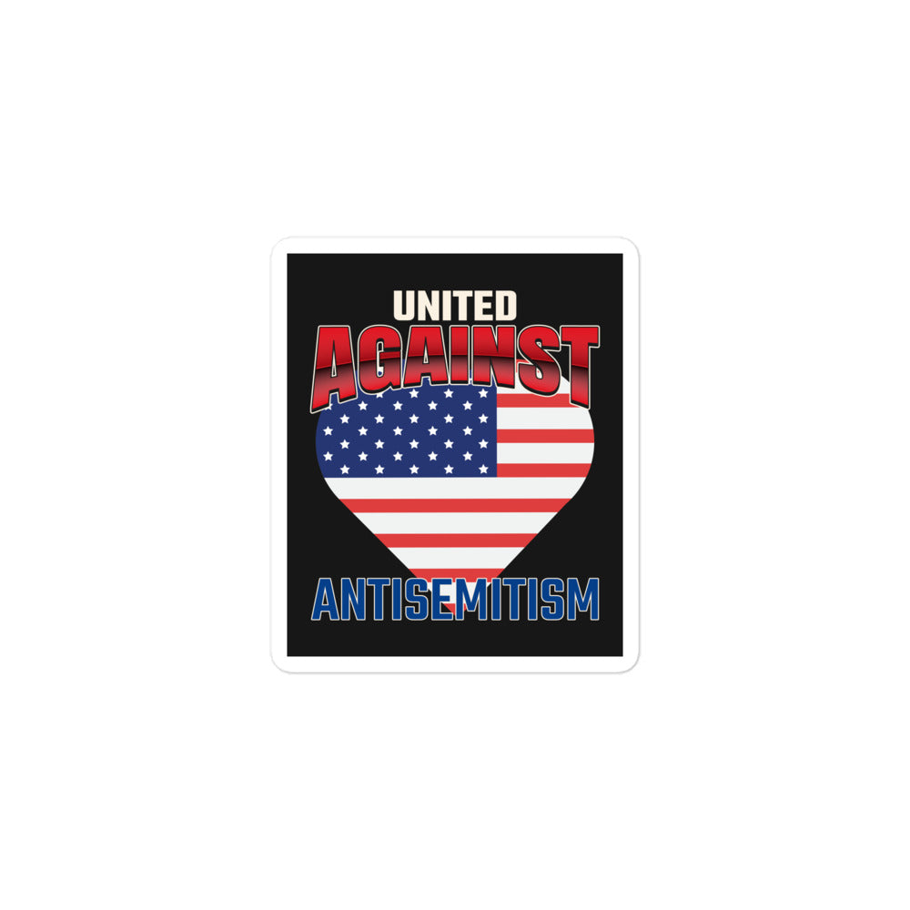 USA Edition | United Against Antisemitism | Kiss Cut Sticker Jouparty