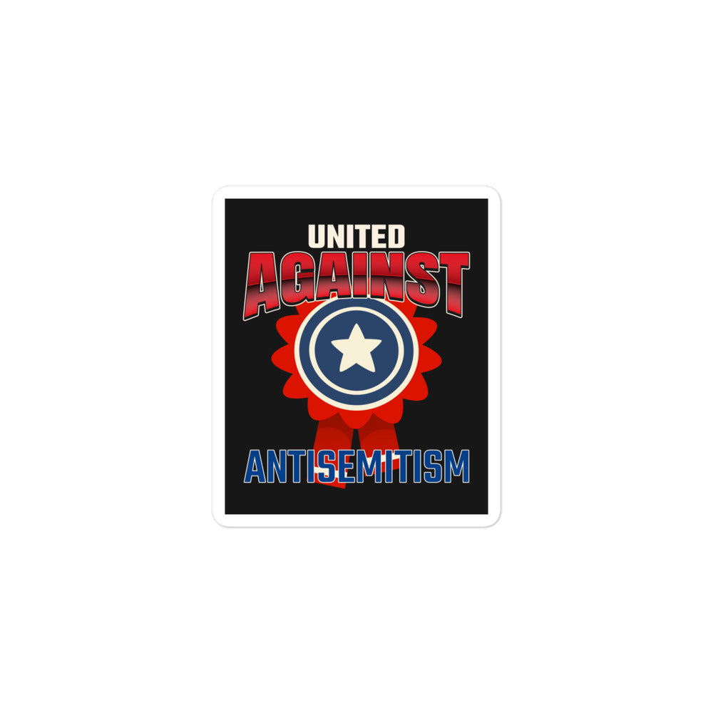 USA Edition | United Against Antisemitism | Kiss Cut Sticker Jouparty