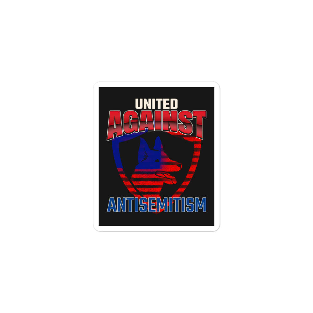 USA Edition | United Against Antisemitism | Kiss Cut Sticker Jouparty