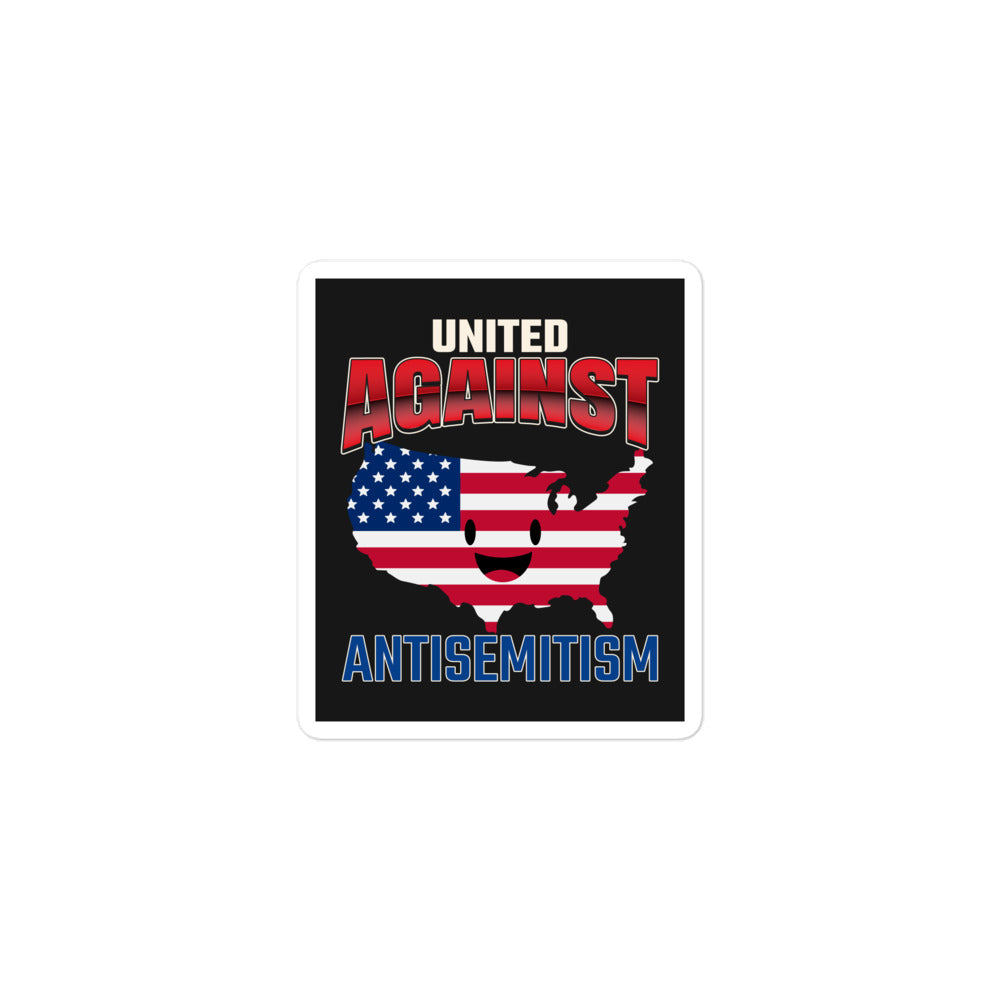 USA Edition | United Against Antisemitism | Kiss Cut Sticker Jouparty