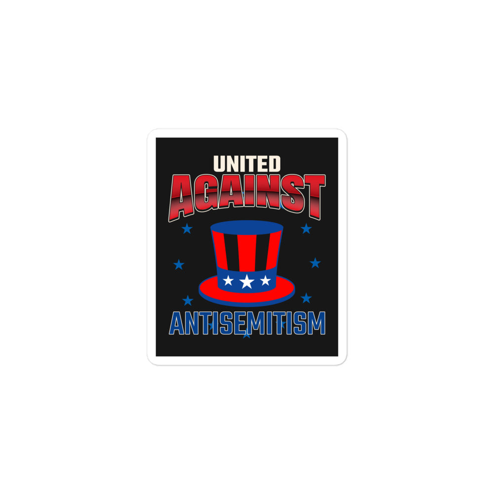 USA Edition | United Against Antisemitism | Kiss Cut Sticker Jouparty