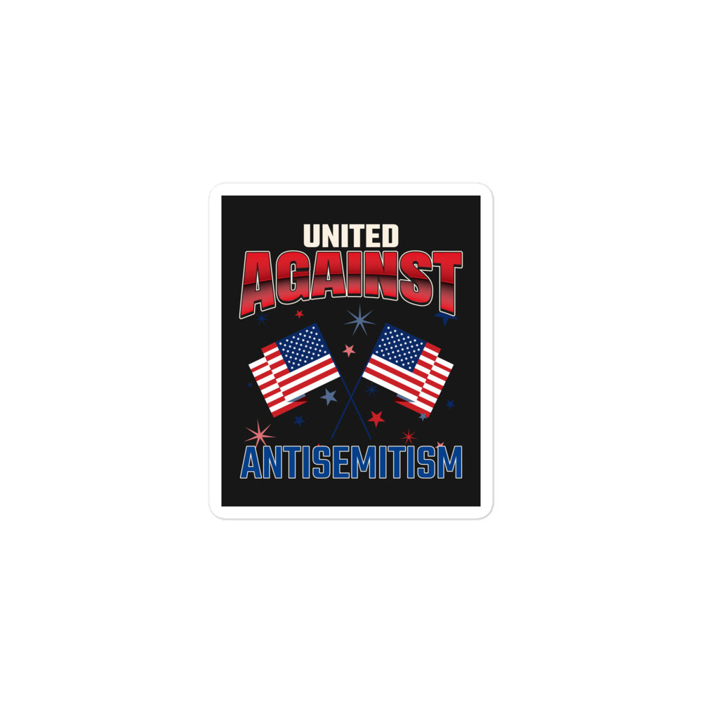 USA Edition | United Against Antisemitism | Kiss Cut Sticker Jouparty
