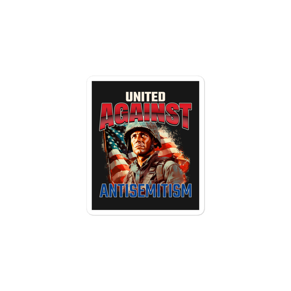 USA Edition | United Against Antisemitism | Kiss Cut Sticker Jouparty