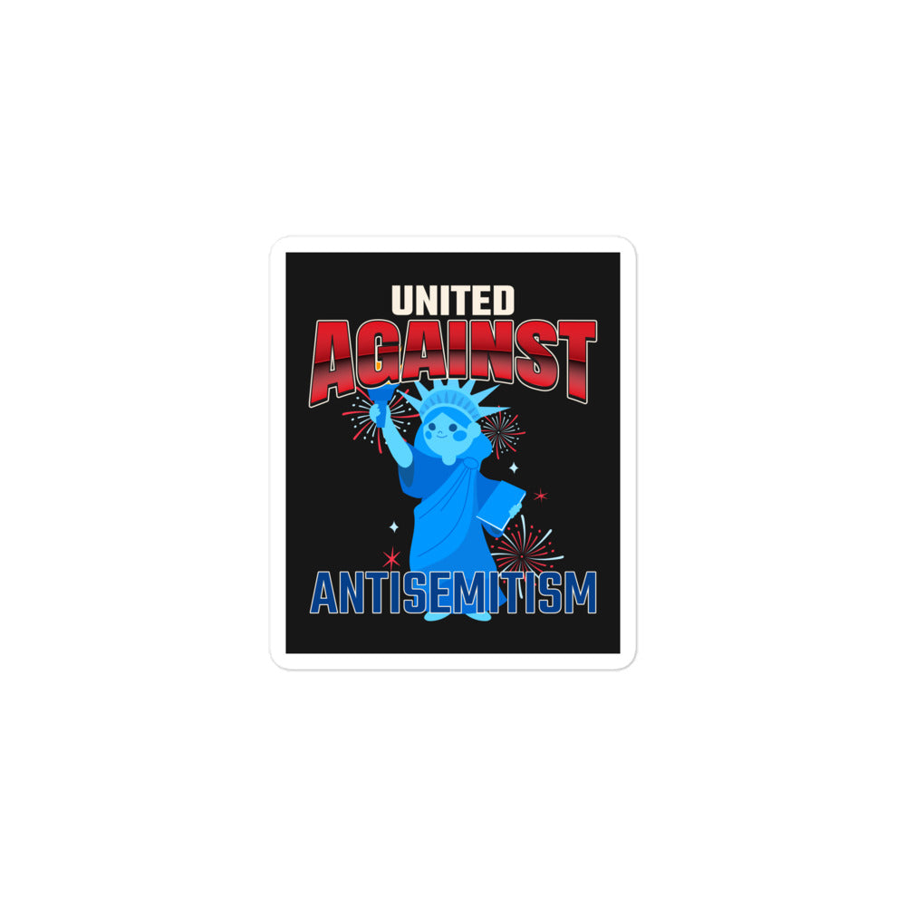 USA Edition | United Against Antisemitism | Kiss Cut Sticker Jouparty