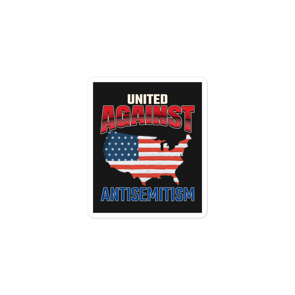 USA Edition | United Against Antisemitism | Kiss Cut Sticker Jouparty