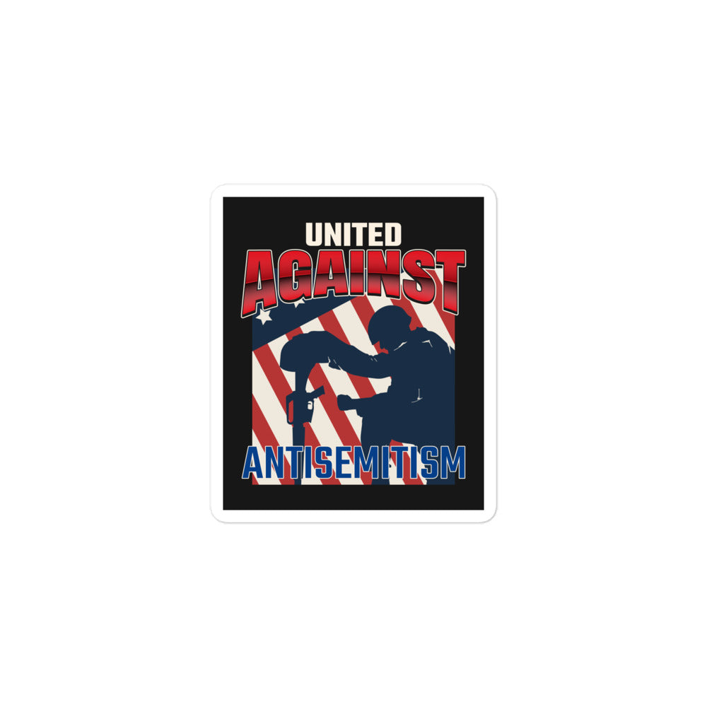 USA Edition | United Against Antisemitism | Kiss Cut Sticker Jouparty