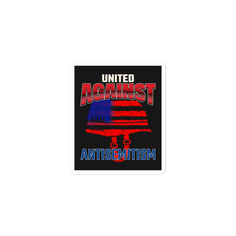 USA Edition | United Against Antisemitism | Kiss Cut Sticker Jouparty