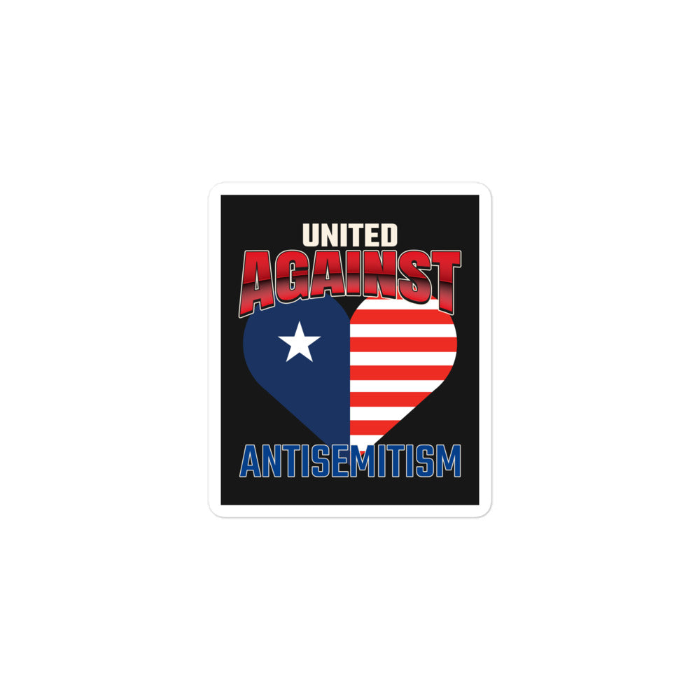 USA Edition | United Against Antisemitism | Kiss Cut Sticker Jouparty