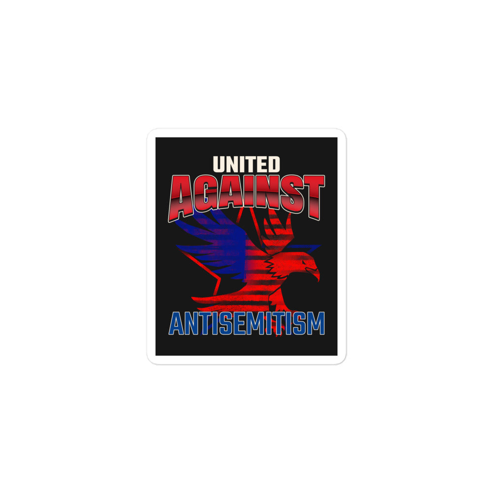 USA Edition | United Against Antisemitism | Kiss Cut Sticker Jouparty