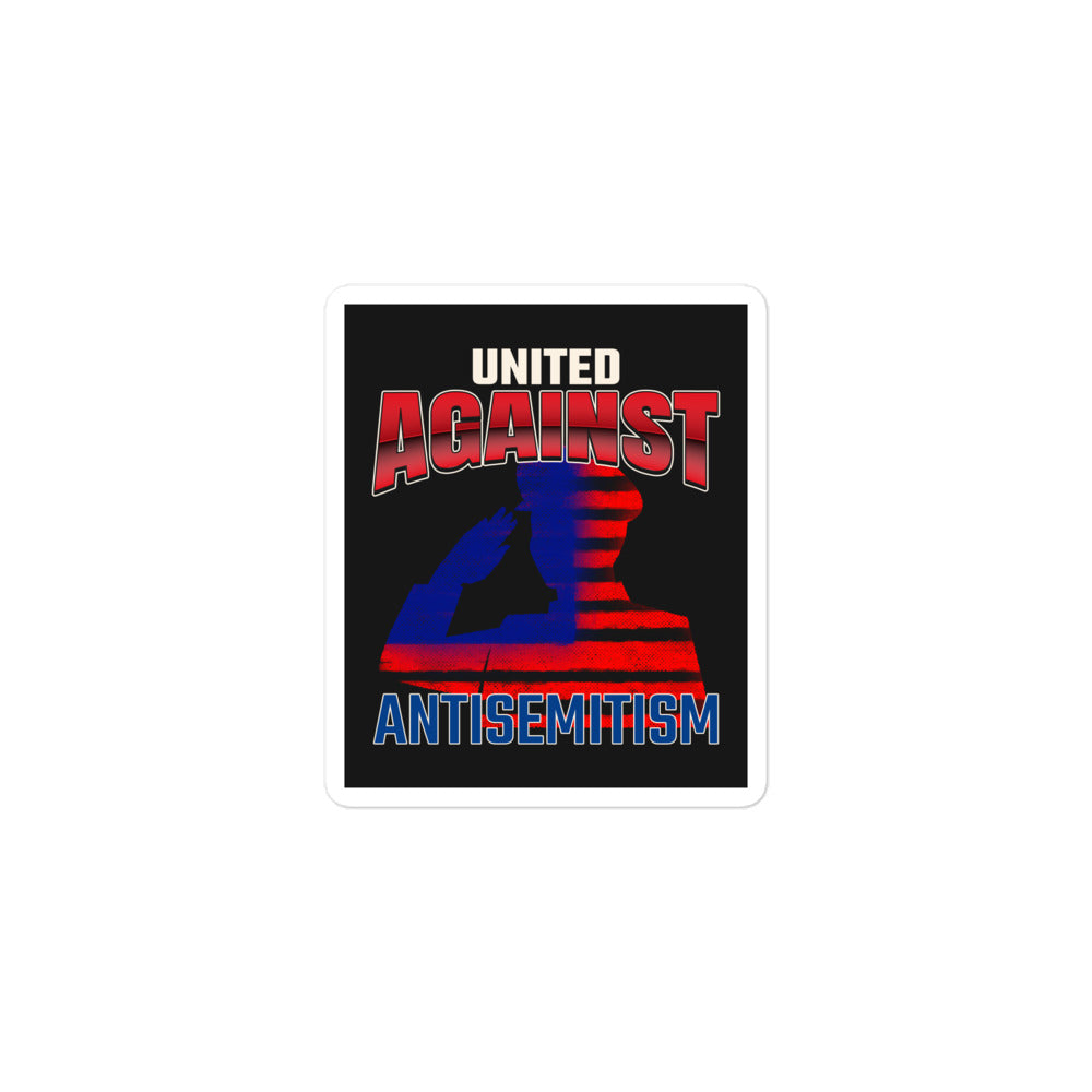 USA Edition | United Against Antisemitism | Kiss Cut Sticker Jouparty