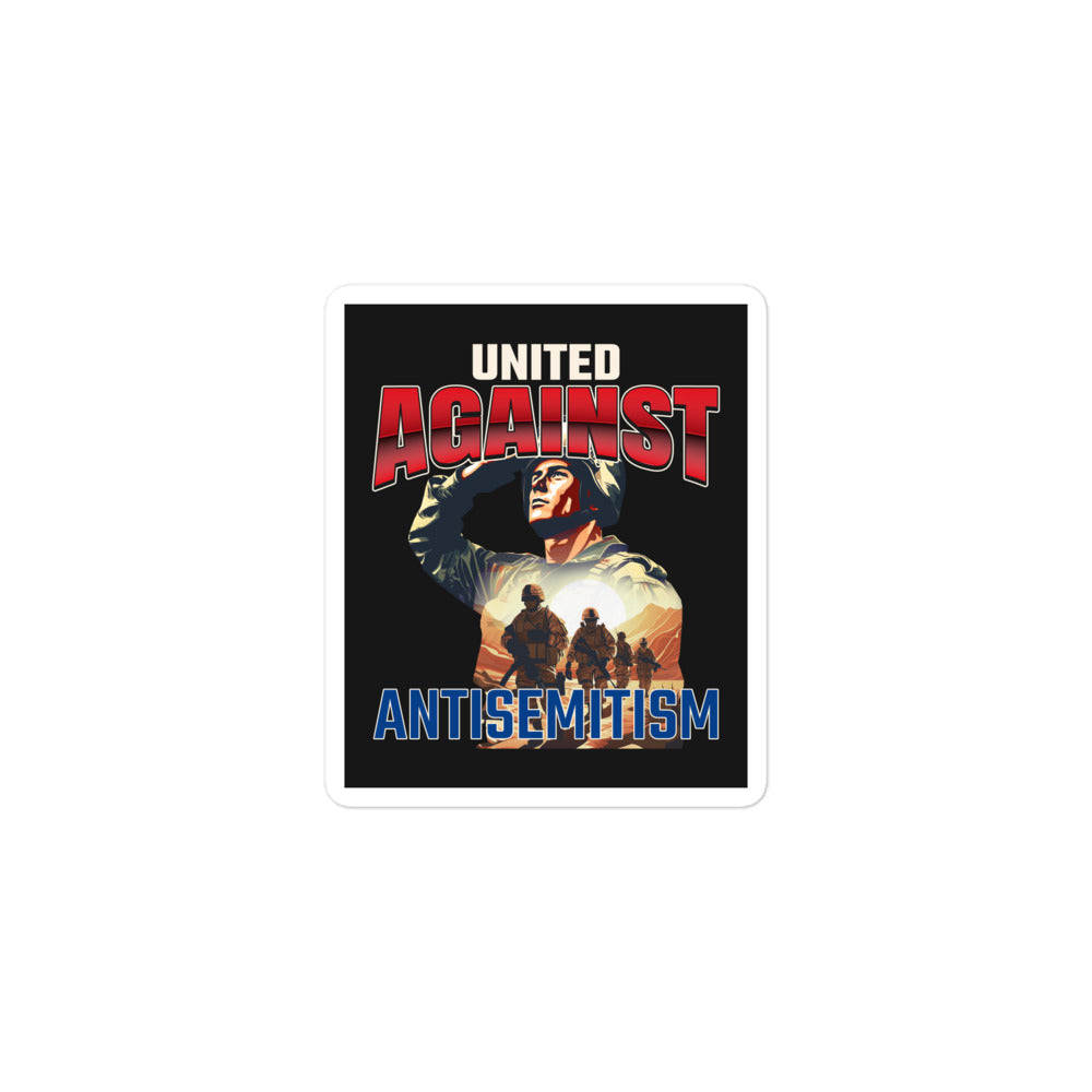 USA Edition | United Against Antisemitism | Kiss Cut Sticker Jouparty