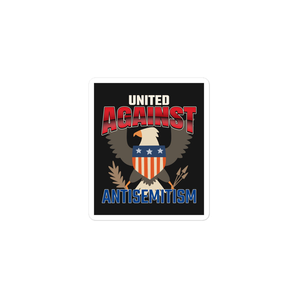 USA Edition | United Against Antisemitism | Kiss Cut Sticker Jouparty