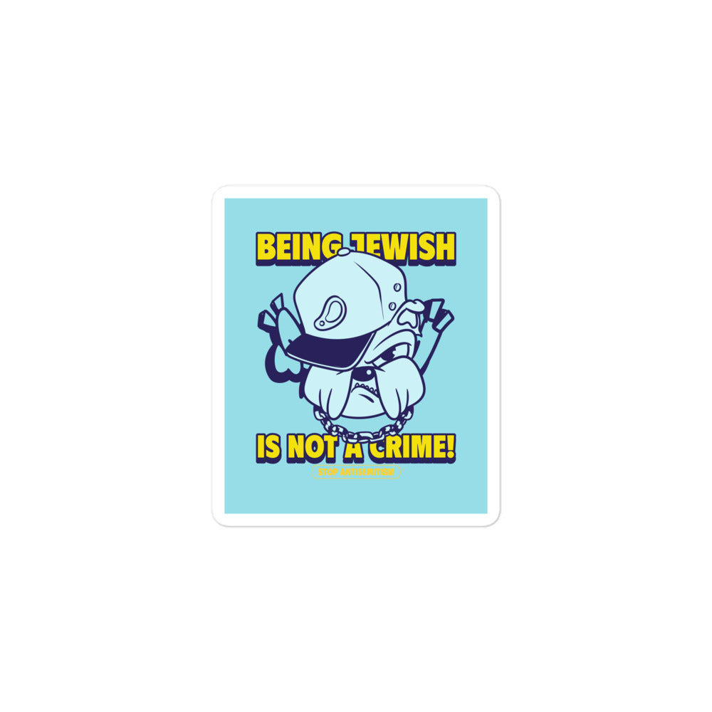 Streetart Graffiti Cartoon | Antisemitism | Kiss Cut Sticker Jouparty