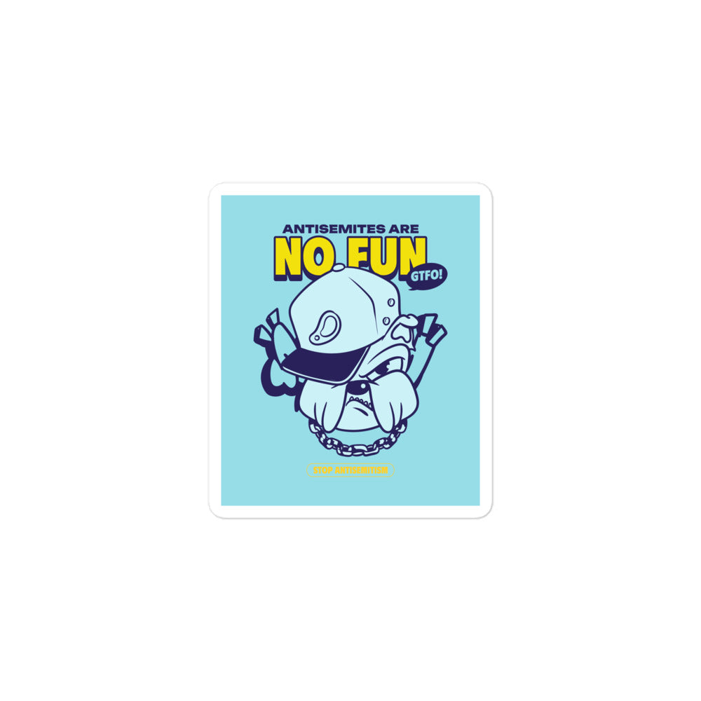 Streetart Graffiti Cartoon | Antisemitism | Kiss Cut Sticker Jouparty