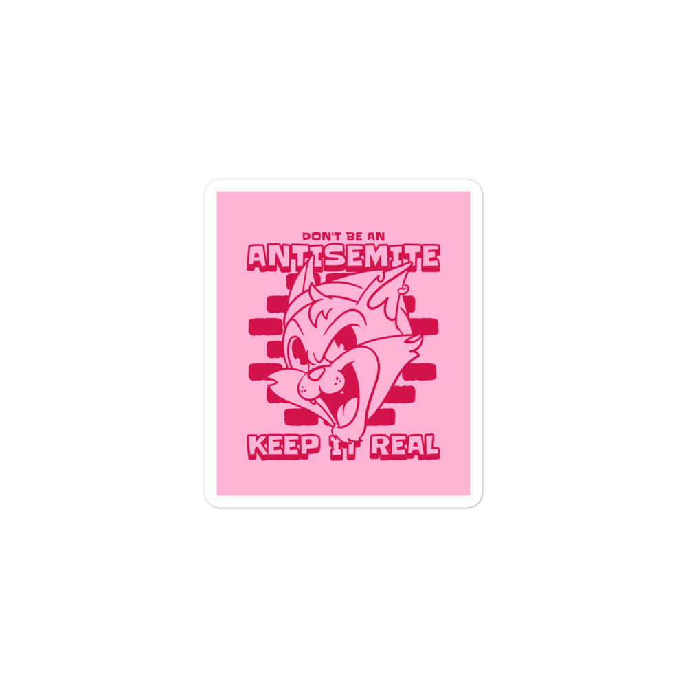 Streetart Graffiti Cartoon | Antisemitism | Kiss Cut Sticker Jouparty