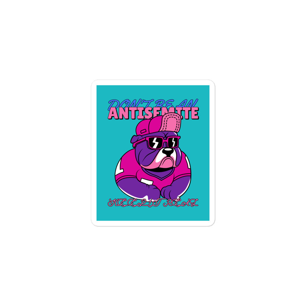 Streetart Graffiti Cartoon | Antisemitism | Kiss Cut Sticker Jouparty