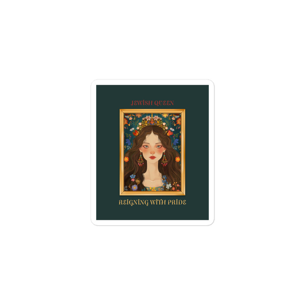 Jewish Queen | Kiss Cut Sticker Jouparty