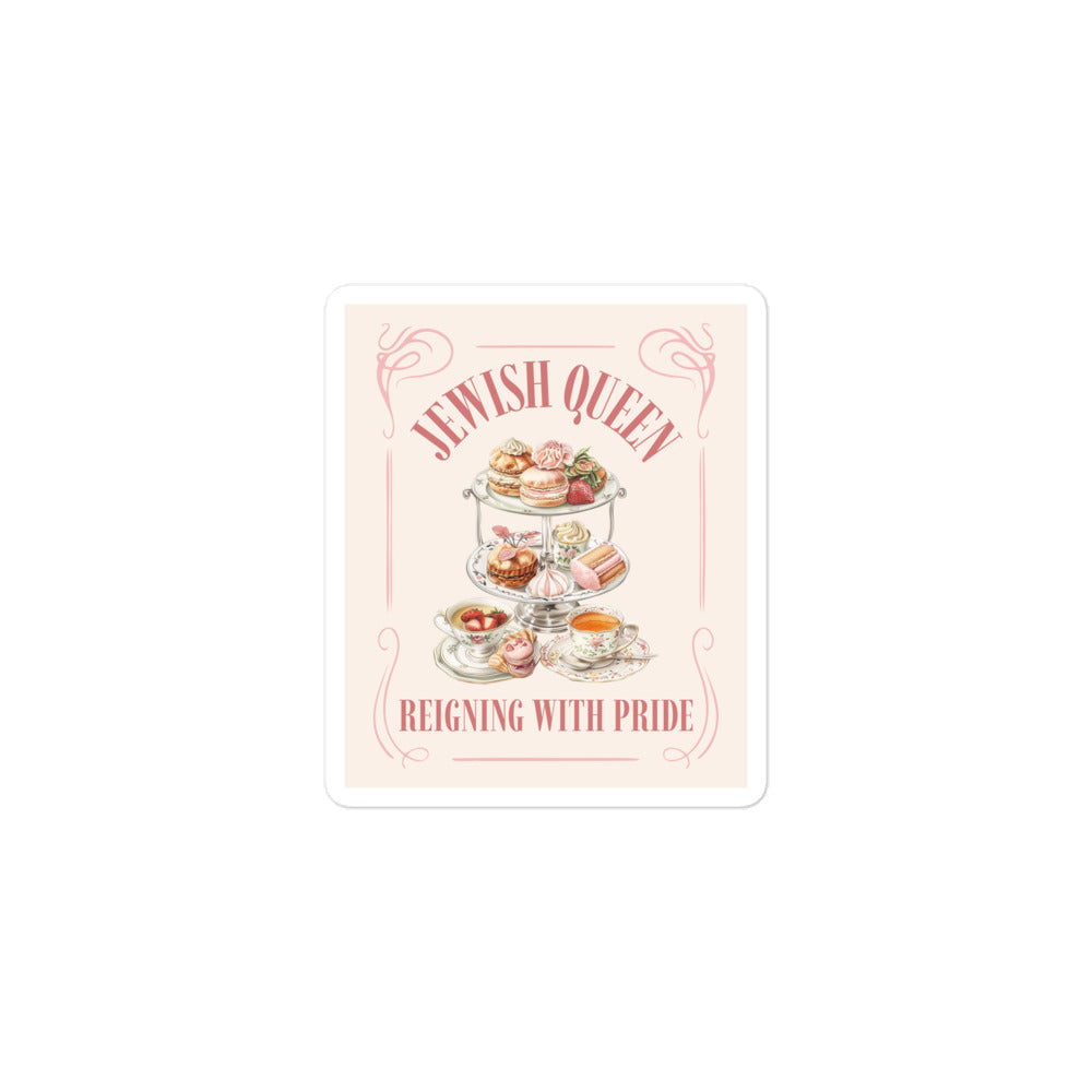 Jewish Queen | Kiss Cut Sticker Jouparty