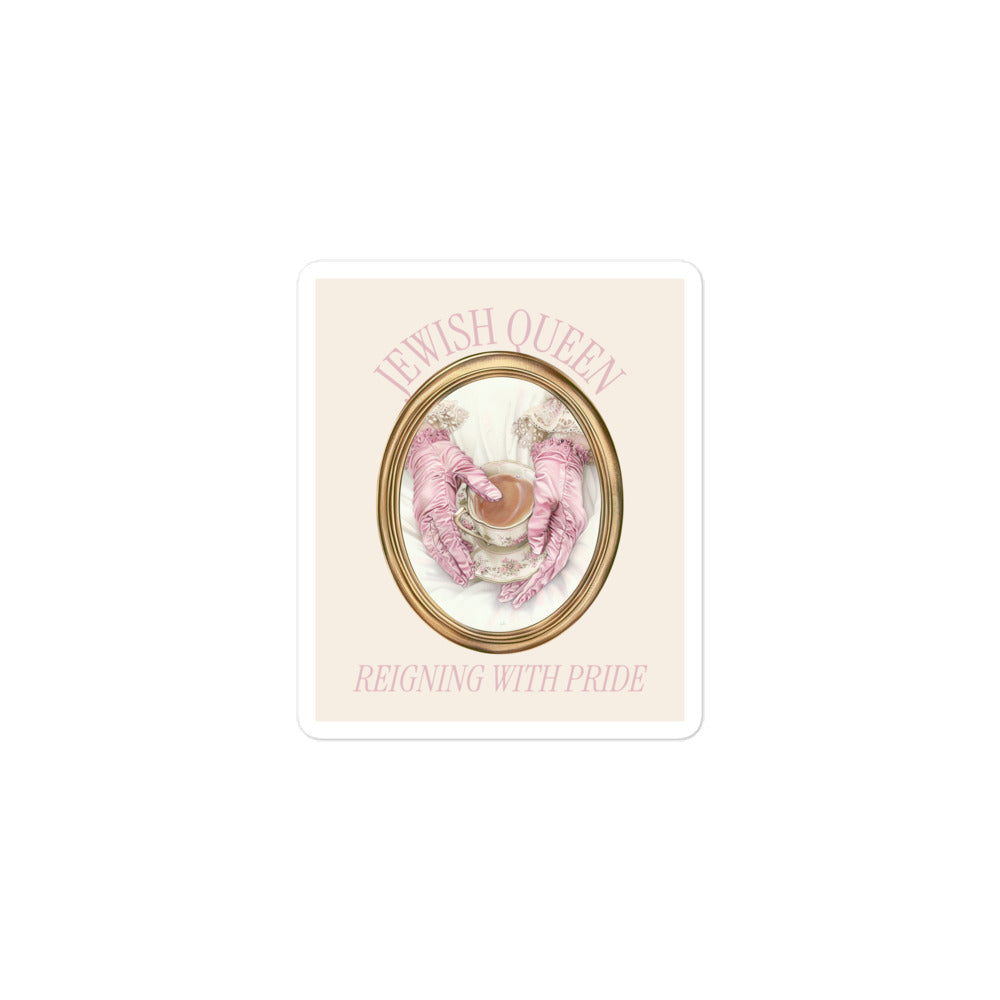 Jewish Queen | Kiss Cut Sticker Jouparty