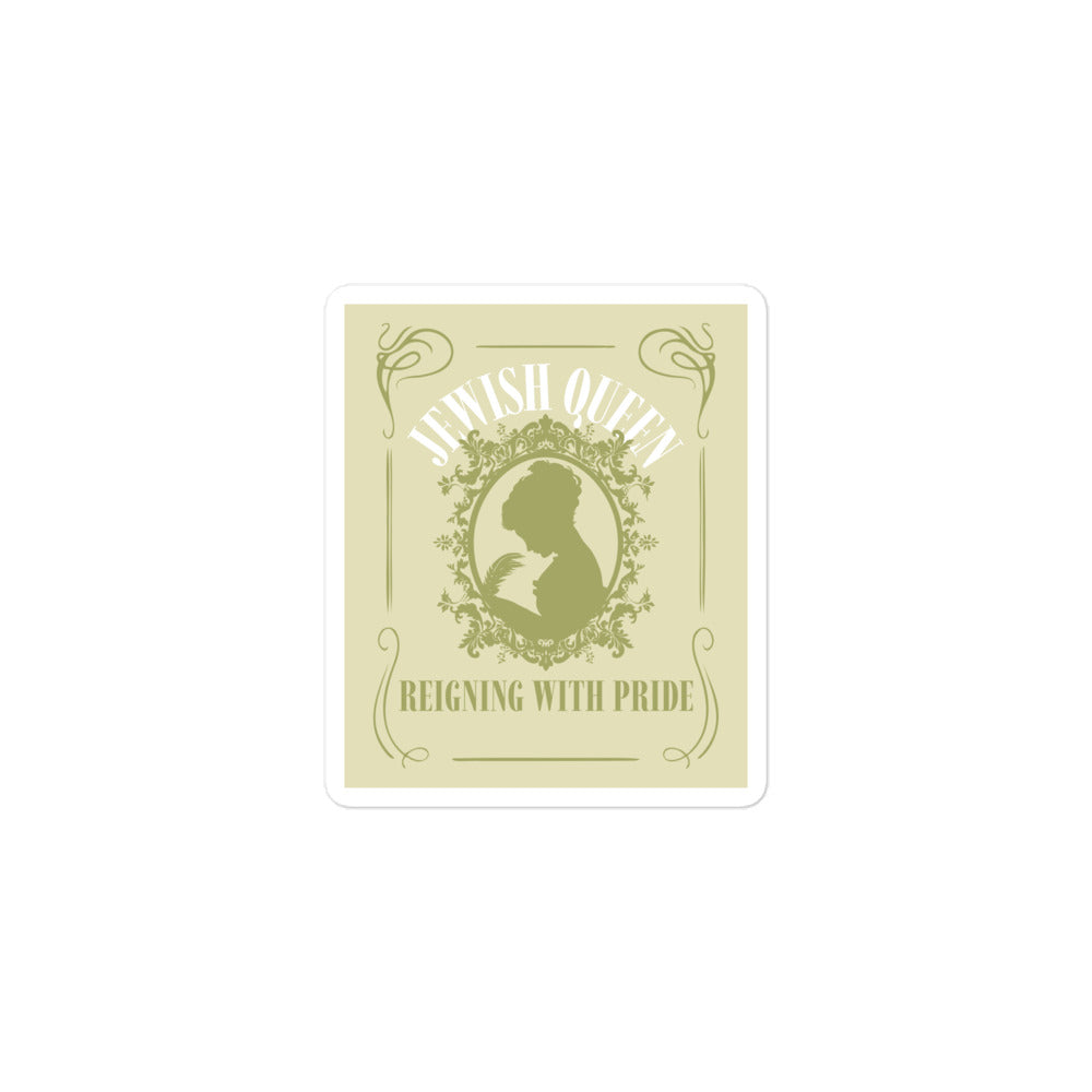 Jewish Queen | Kiss Cut Sticker Jouparty