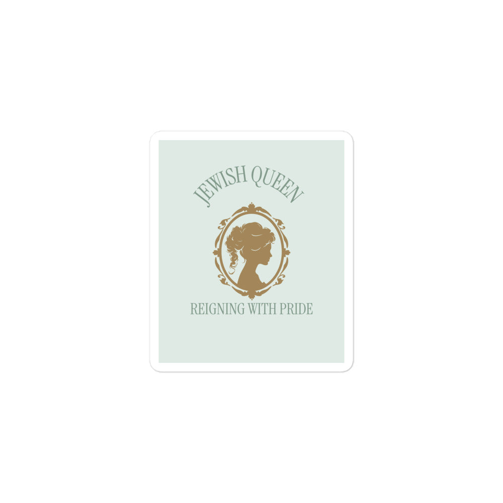 Jewish Queen | Kiss Cut Sticker Jouparty