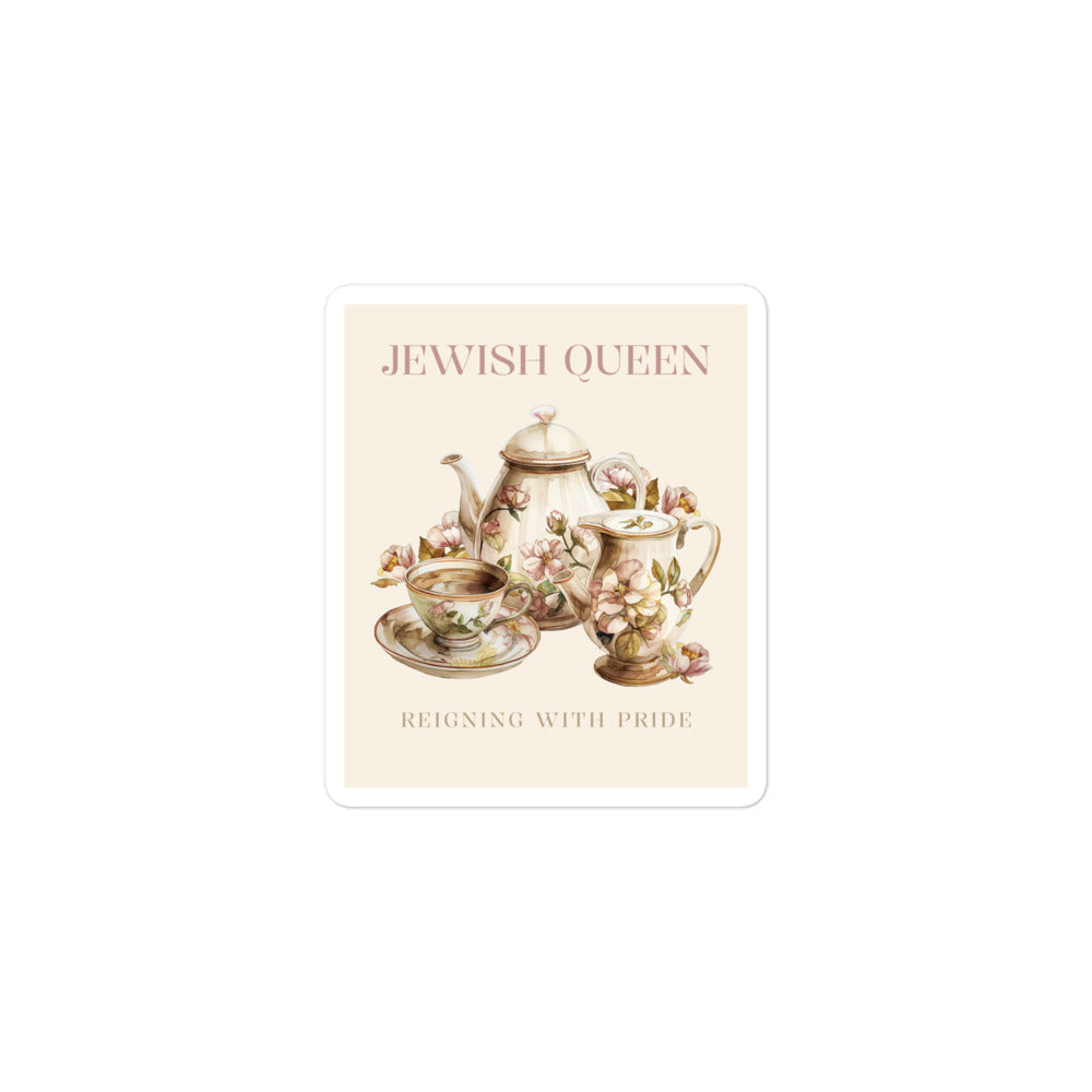 Jewish Queen | Kiss Cut Sticker Jouparty