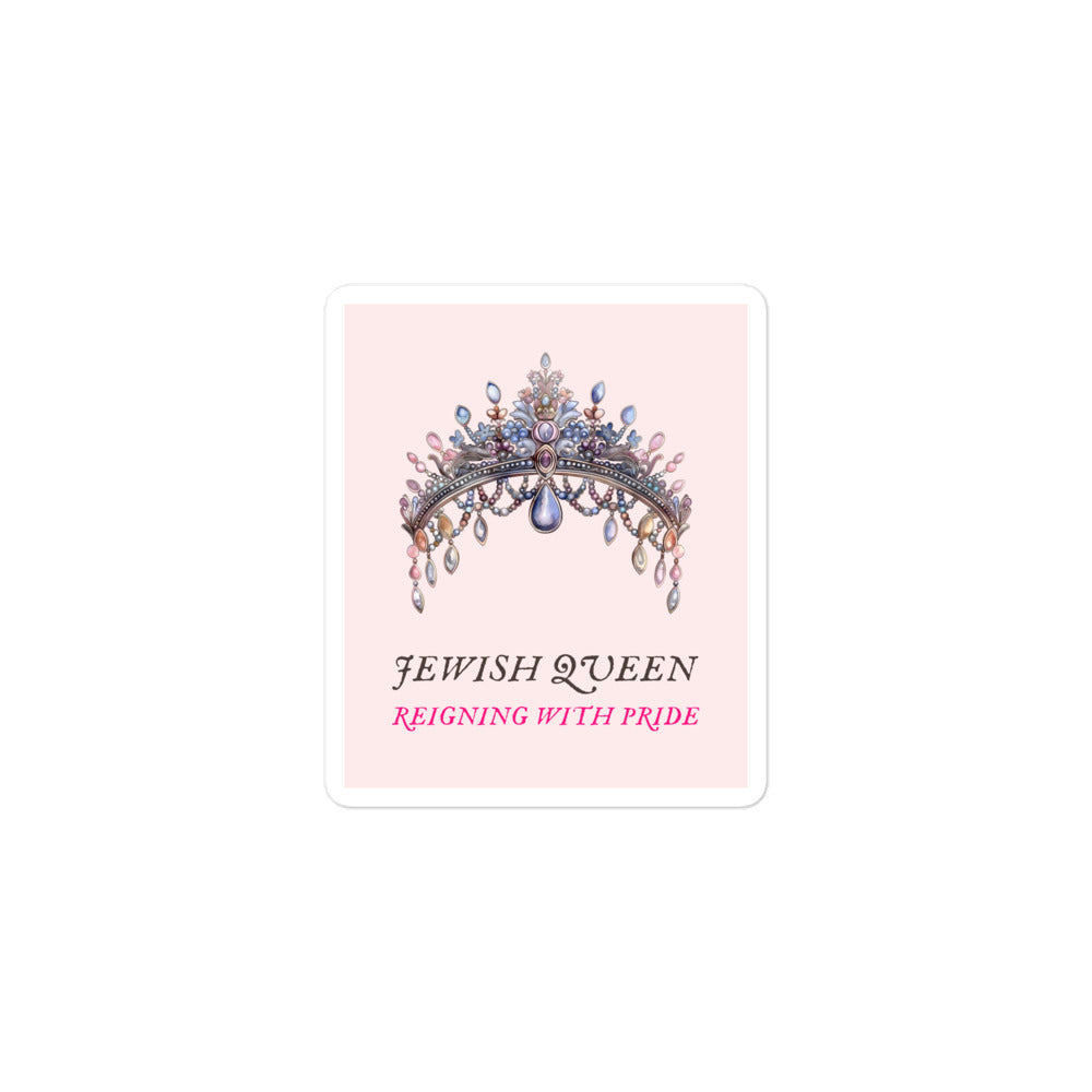 Jewish Queen | Kiss Cut Sticker Jouparty