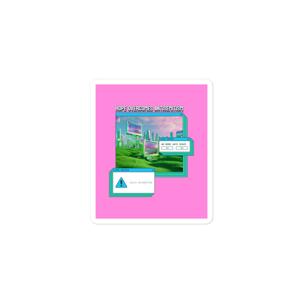 A Colorful Dream | Antisemitism | Kiss Cut Sticker