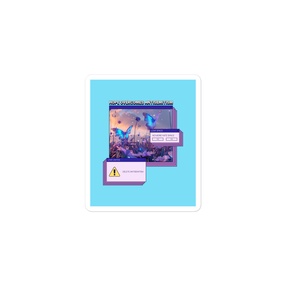 A Colorful Dream | Antisemitism | Kiss Cut Sticker