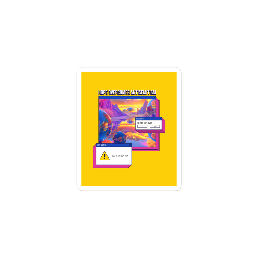 A Colorful Dream | Antisemitism | Kiss Cut Sticker