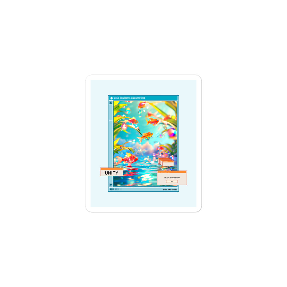A Colorful Dream | Antisemitism | Kiss Cut Sticker