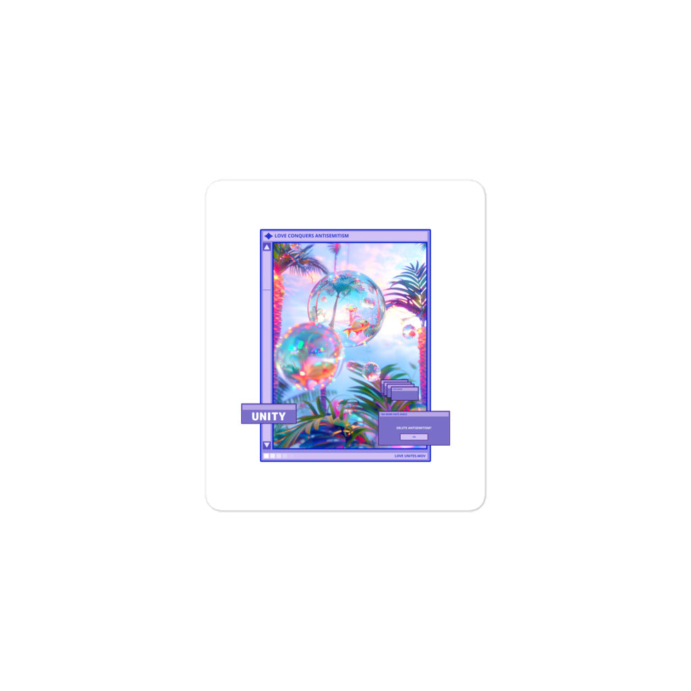 A Colorful Dream | Antisemitism | Kiss Cut Sticker