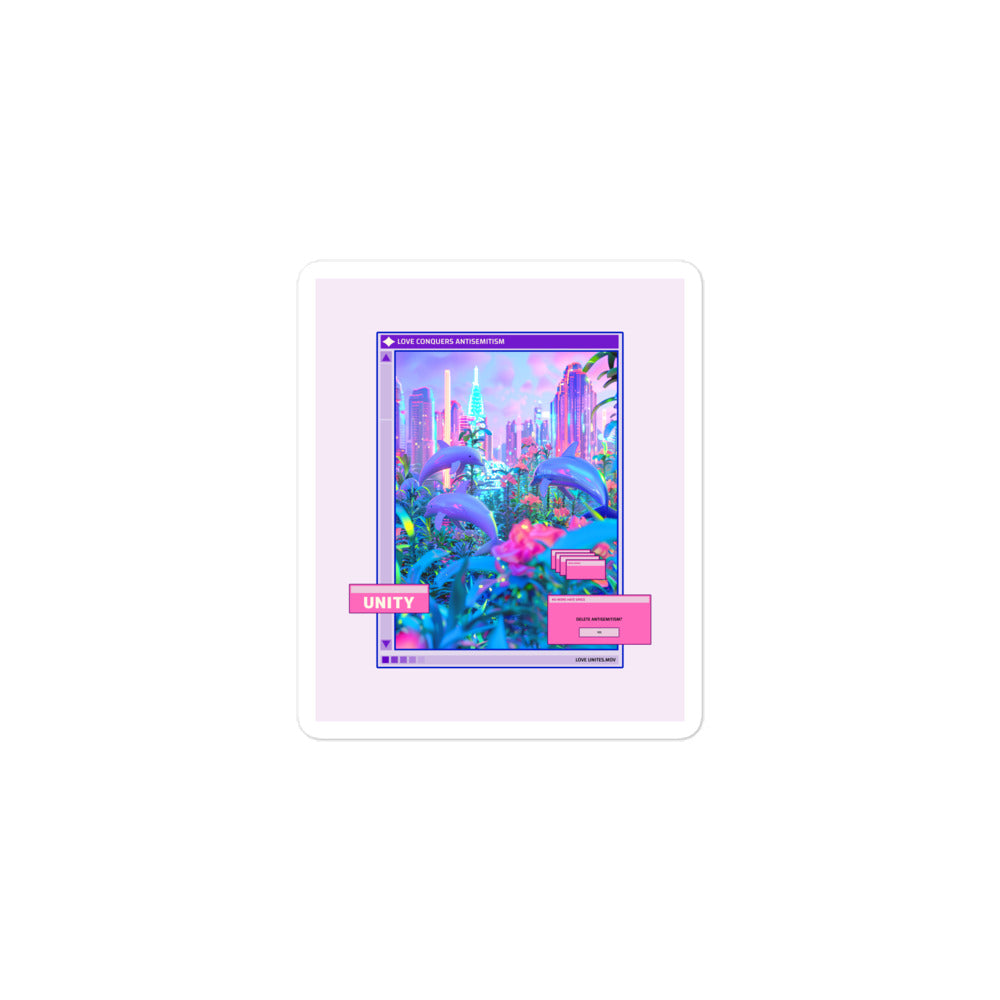 A Colorful Dream | Antisemitism | Kiss Cut Sticker