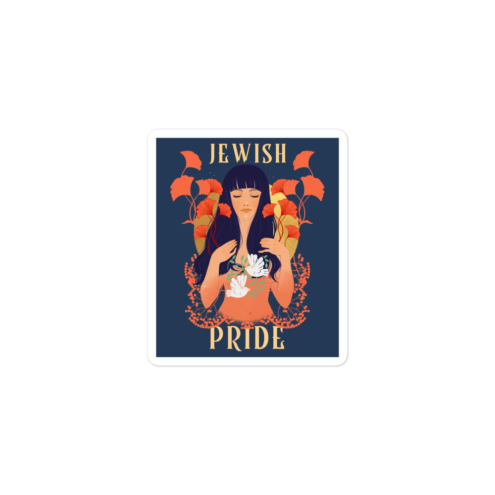 Jewish Beauty | Kiss Cut Sticker Jouparty