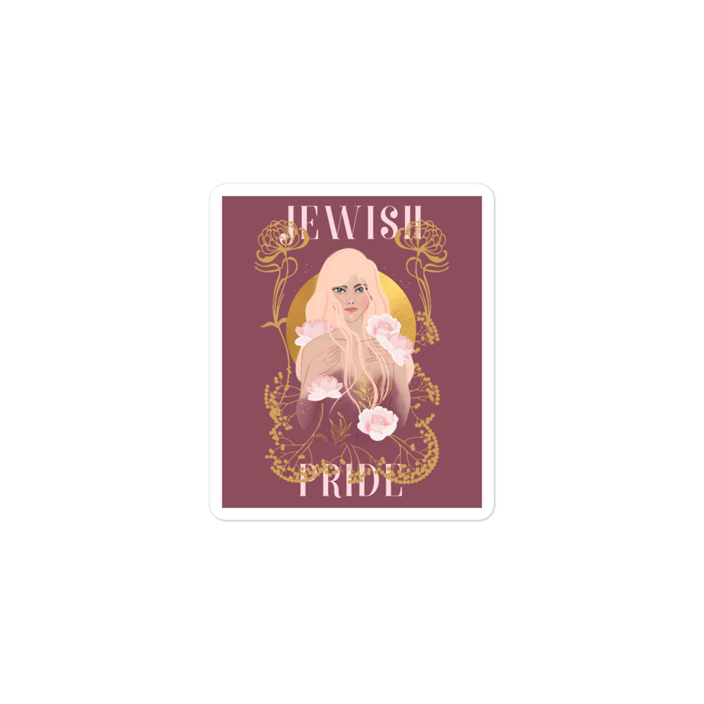 Jewish Beauty | Kiss Cut Sticker Jouparty