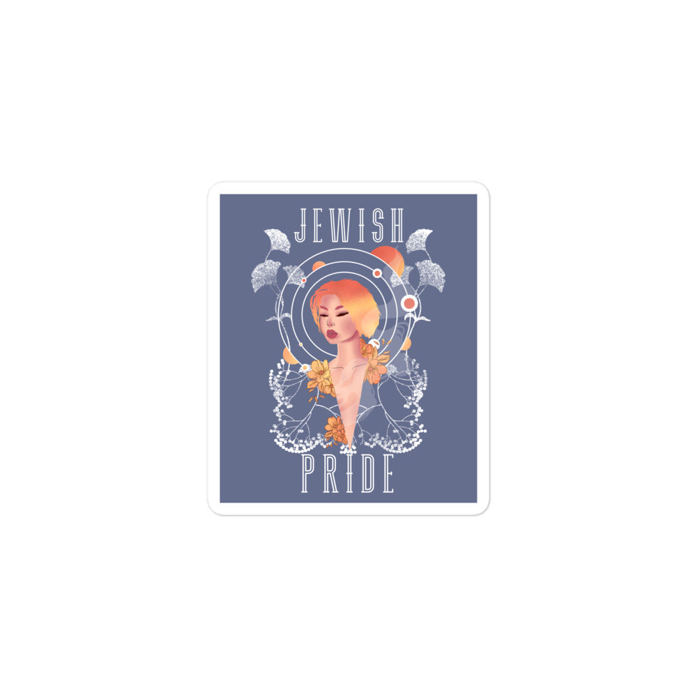 Jewish Beauty | Kiss Cut Sticker Jouparty