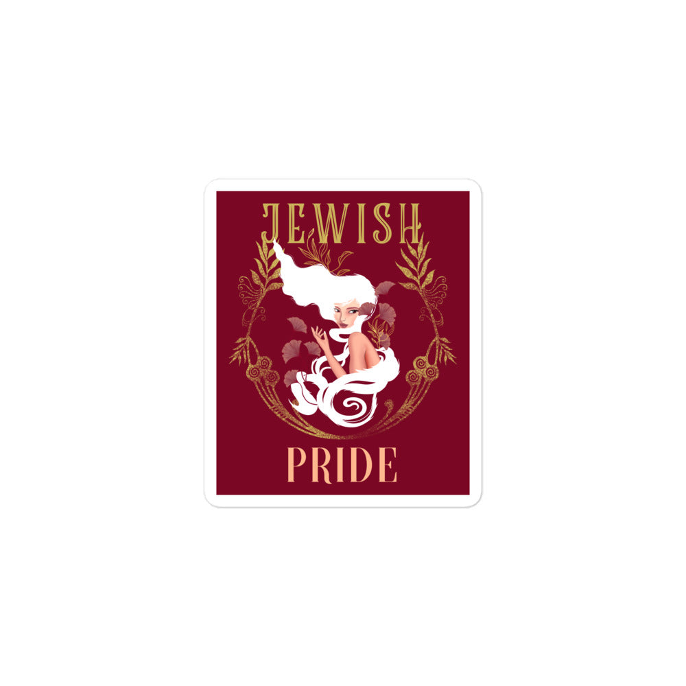 Jewish Beauty | Kiss Cut Sticker Jouparty
