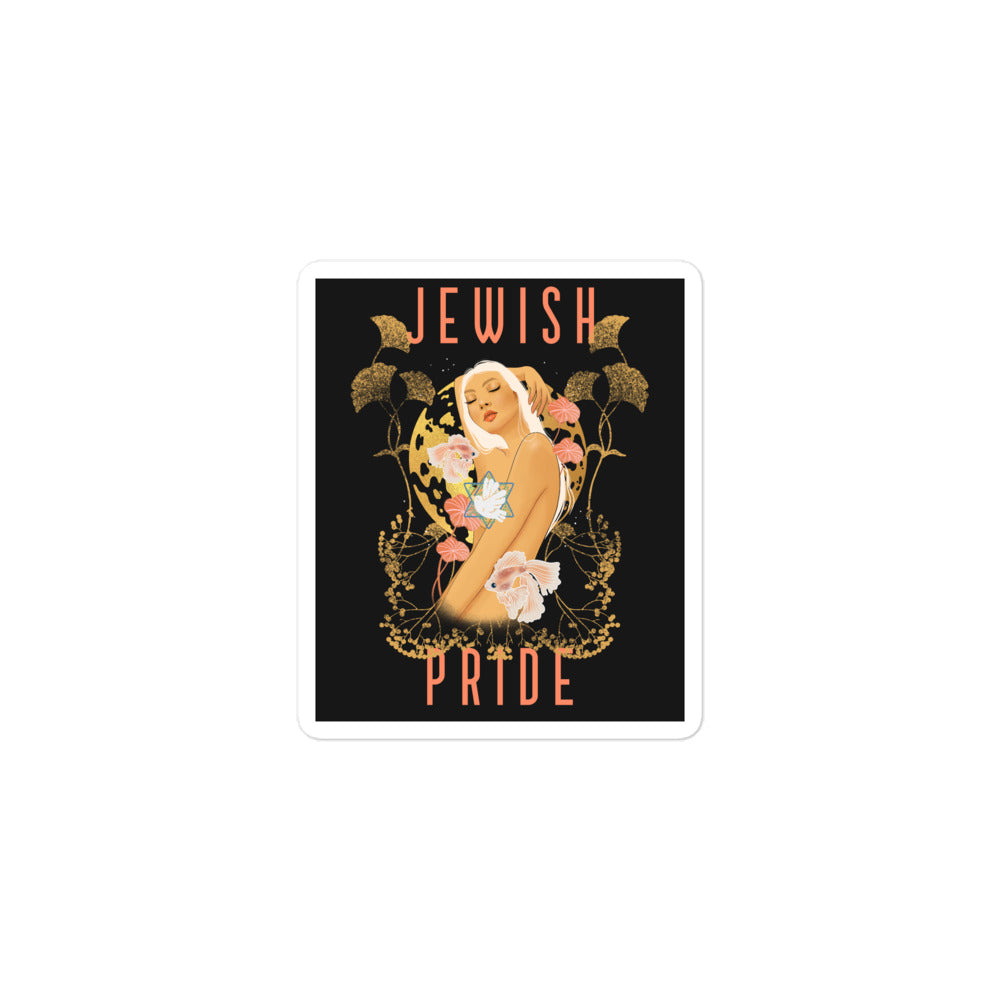 Jewish Beauty | Kiss Cut Sticker Jouparty