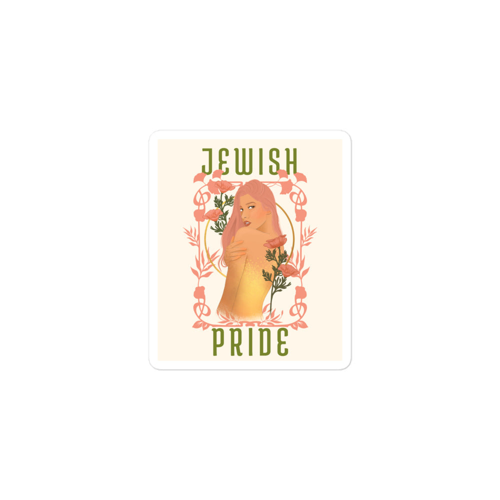 Jewish Beauty | Kiss Cut Sticker Jouparty