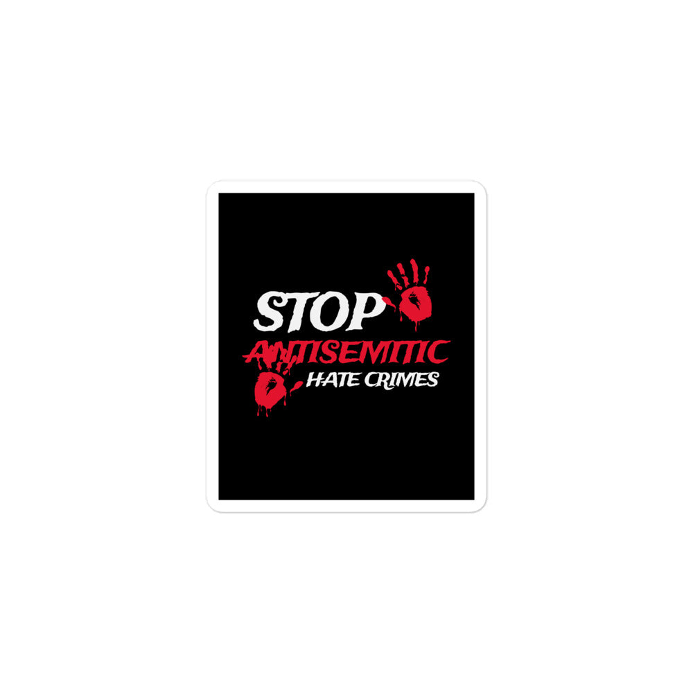 Antisemitic Hate Crimes | Kiss Cut Sticker