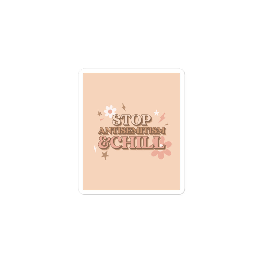 Chill Retro | Antisemitism | Kiss Cut Sticker
