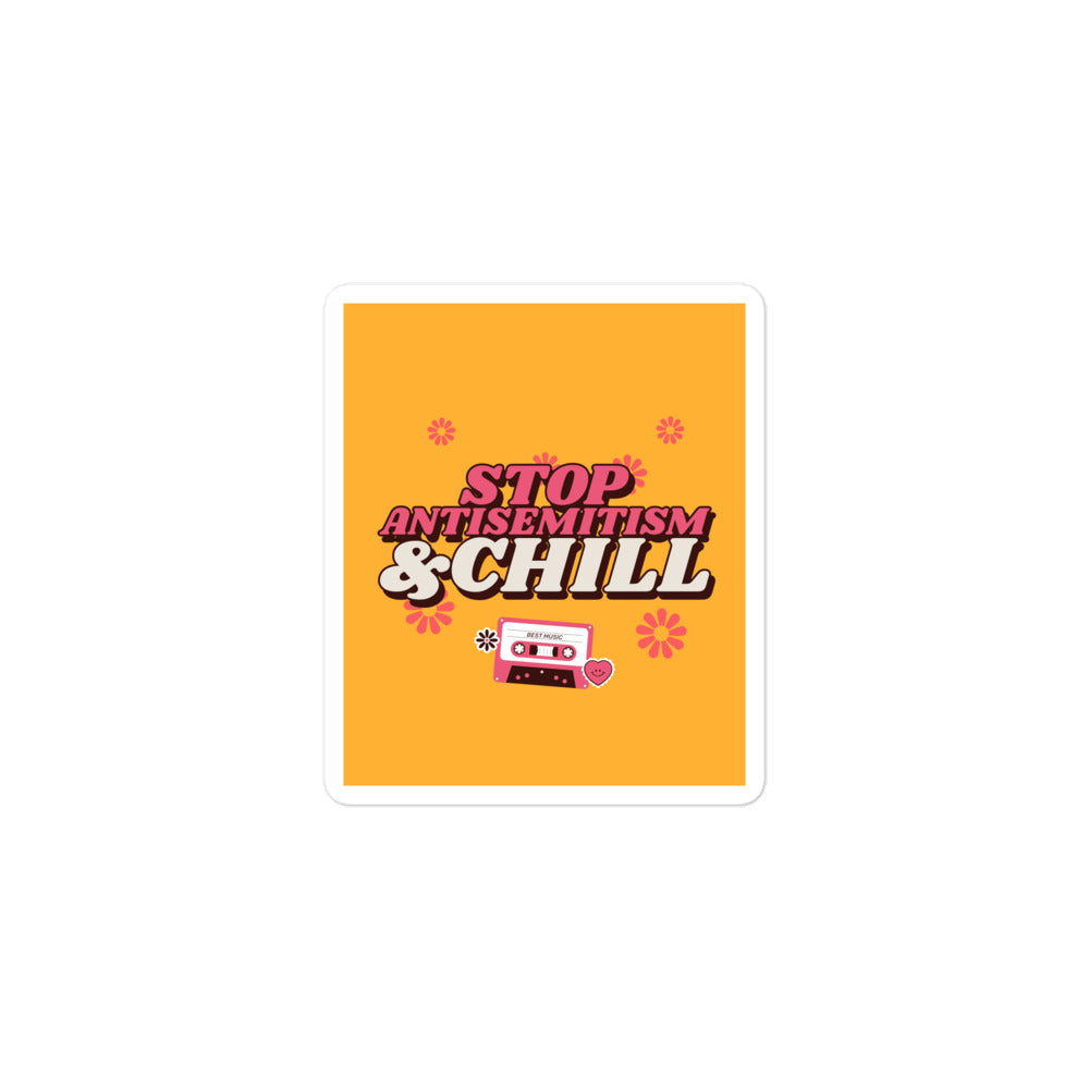 Chill Retro | Antisemitism | Kiss Cut Sticker